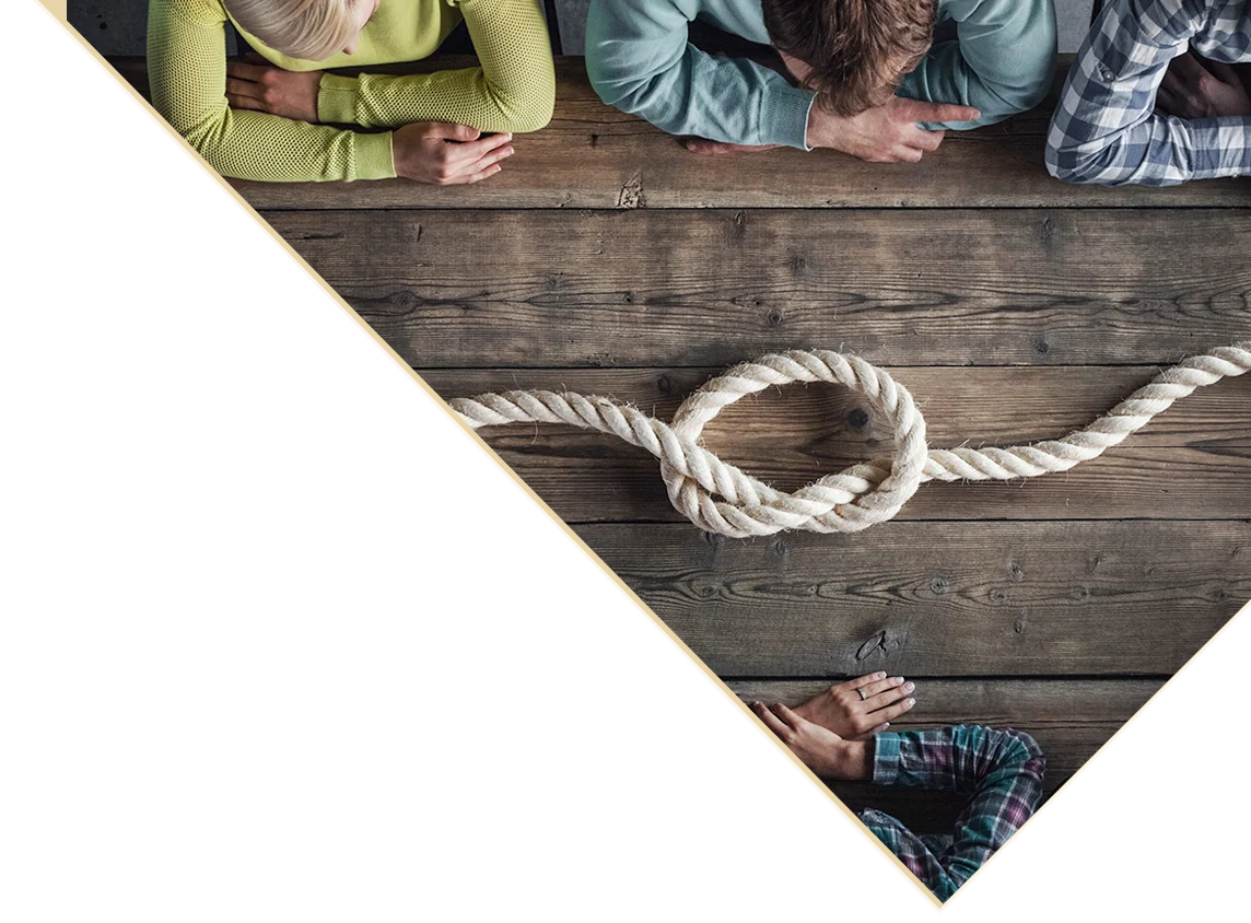 an intertwined rope